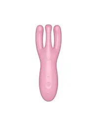 Кліторальний смарт-вібратор Satisfyer Threesome 4 Pink з трьома пальчиками - мініатюра 2