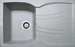 Кухонна мийка Adamant NEW LINE світло-сіра 780x495x235 мм, з крилом 78 см