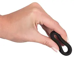 Ерекційне кільце Black Velvets Cock Ring 3.2 см чорний - мініатюра 9
