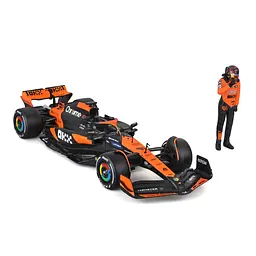 Автомодель з фігуркою Bburago McLaren MCL38, 1:24 в асортименті (18-28040) - мініатюра 8