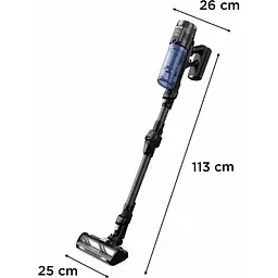 Пилосос Rowenta X-Force Flex 12.60 Neo Auto Aqua Allergy безпровідний чорно-синій (RH9LC1WO) - мініатюра 3