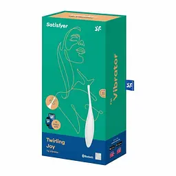 Стимулятор клітора Satisfyer Twirling Joy 18 см білий - мініатюра 5