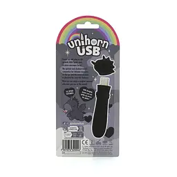 Вібратор-єдиноріжка Unihorn USB Bullet - Wild Spirit, віброкуля, USB-зарядка, 10 режимів - мініатюра 5
