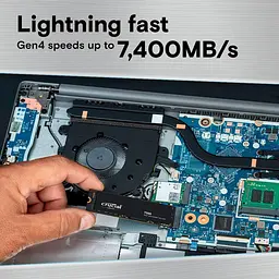 Накопичувач SSD Crucial m.2 NVMe 1TB T5 3D TLC 7300/6800 MB/s (CT1000T500SSD8) - мініатюра 3