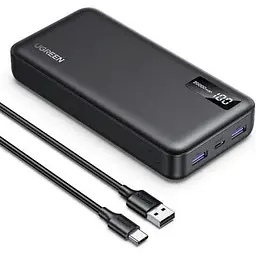 Батарея универсальная Ugreen 20000 mAh 22.5W Black (U_25683)