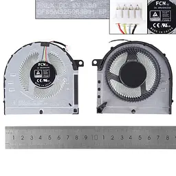 Вентилятор для Lenovo IdeaPad Gaming 3-15ACH6 3-15IHU6, (5V CPU fan, FNLX DFS5M325063B1H) - мініатюра 3