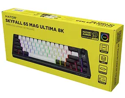 Клавіатура HATOR Skyfall 65 MAG ULTIMA 8K Wireless Black White (HTK3860UA) - мініатюра 7