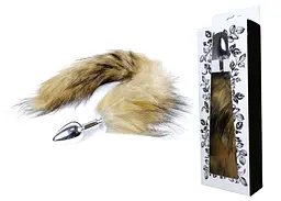 Анальна пробка - Fox Tail Brown XL - мініатюра 1