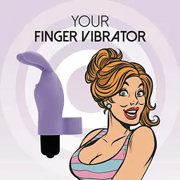 Вібратор на палець FeelzToys Magic Finger Vibrator Purple - мініатюра 4