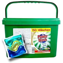 Капсули для прання Power Wash Universal 300 шт. (2 уп. х 150 шт.) - мініатюра 2