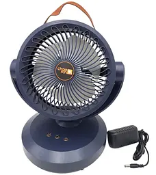 Настільний вентилятор 3 швидкості автоповорот діаметр 20см 10W 220V UKC FS-95