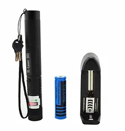 Лазерна указка Noisy Laser 303 Green Light Black - мініатюра 4