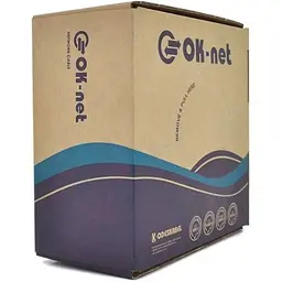 Кабель мережевий OK-Net UTP 305м cat.5e (U/UTP-cat.5Е) (КПВ-ВП (350) 4 x 2 x 0,51) - мініатюра 2