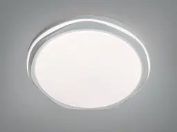 LED стельова люстра Romin біла 58 Вт смарт без пульта - мініатюра 2