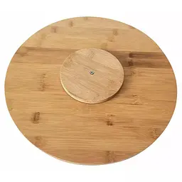 Дошка обробна бамбукова кругла KingHoff KH-1566 35х35 см