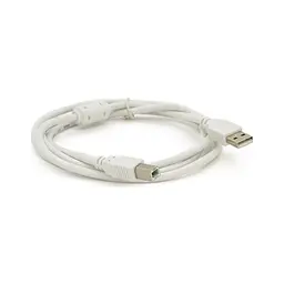 Кабель для принтера USB 2.0 AM/BM 0.8m ferrite white Voltronic (YT-AM/BM-0.8W)