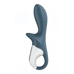 Анальний вібратор Satisfyer Air Pump Booty 2, 19 см (сірий)
