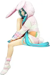 Колекційна фігурка   FuRyu Noodle Вокалоїд Хацуне Міку Vocaloid Hatsune Miku Rabbit Ear Pajamas 14 см F V HM R 14 - мініатюра 2