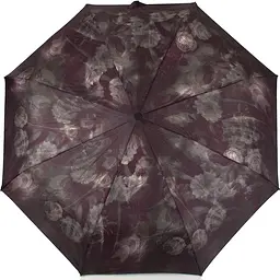 Жіноча складана парасолька механічна Happy Rain 98 см бордова