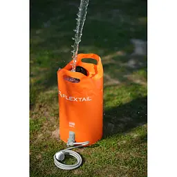 Душ портативний із ємністю та насосом Flextail Tiny Shower Bucket, 20л, помаранчевий - мініатюра 5