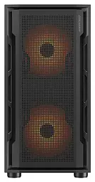 Корпус Cougar Uniface Mini RGB Black без БЖ Mini Tower для Micro ATX / Mini ITX 2xUSB 3.0 / 1xUSB 2.0 макс. CPU - 160 мм / VGA - 340 мм 2x140 мм ARGB + 1x120 мм ARGB бічна панель із загартованого скла вбудований ARGB Hub - мініатюра 2