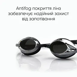 Окуляри для плавання Renvo Sаnda Pro Уні Anti-fog Чорний OSFM (2SG120-0110) - мініатюра 6