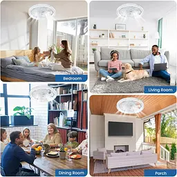 Лампа LED з вентилятором у патрон AY1035 • Світлодіодна лампа з вентилятором E27 - мініатюра 6