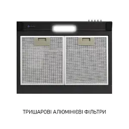 Витяжка плоска Minola HPL 622 BL - мініатюра 6