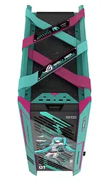 Корпус Asus ROG Strix Helios II GX601S Hatsune Miku Edition Tempered Glass без БЖ (90DC00W0-B39010) Green - мініатюра 7