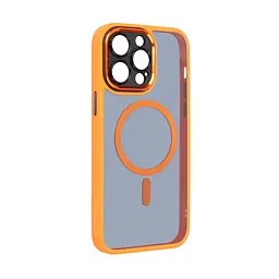 Чехол для Apple iPhone 14 Pro Max, Unit MagSafe SE, оранжевый, с защитой камеры, магсейф, противоударный, магнитный, панель-накладка с MagSafe, с поддержкой беспроводной зарядки, TPU+PC, защита всего корпуса, ударопрочный, ArmorStandart (ARM75376) - мініатюра 2