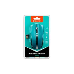 Мишка Canyon MW-5 Wireless Green-Black (CNE-CMSW05G) - мініатюра 4