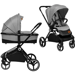 Коляска універсальна Lionelo Mika Plus 3 в 1 grey stone (LO-MIKA PLUS 3IN1 GREY STONE) - мініатюра 12