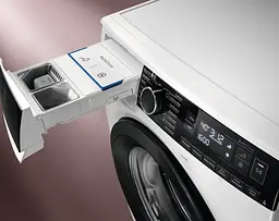 Пральна машина Electrolux фронтальна 9 кг 1400 A+++ 66 см дисплей пара інвертор автодоз білий - мініатюра 4