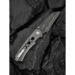 Ніж складаний туристичний Civivi Pragma Prime, (8.9 см) Damascus / Aluminum сірий - мініатюра 11