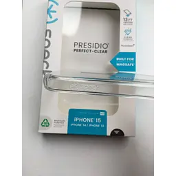 Протиударний прозорий чохол для iPhone 13 / 14 / 15 Speck Presidio Clear Case MagSafe (150553-3240) - мініатюра 10