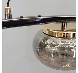Світлодіодна люстра підвісна Artlight LQ7125-8 з вісьма графітовими плафонами, 50W - мініатюра 5