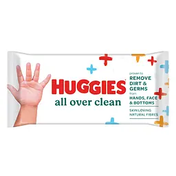 Вологі серветки Huggies All Over Clean 56 шт.