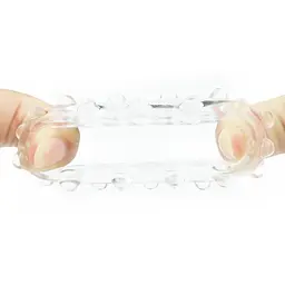 Ерекційне кільце Power Plus Cockring 2 Clear прозоре - мініатюра 3