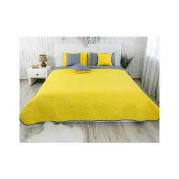 Покривало Руно Yellow Grey мікрофайбер 220х240 (330.52У_Yellow Grey)