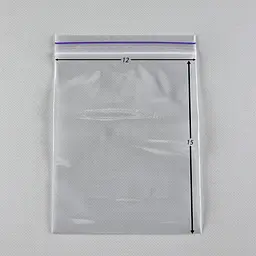 Пакети Zip-Lock прозорі 12x15 см, 100 шт, поліетиленові пакети із застібкою - мініатюра 2