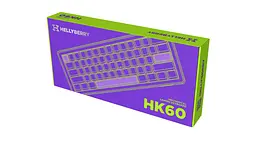 Клавіатура Hator Hellyberry HK60 Білий/Фіолетовий - мініатюра 7