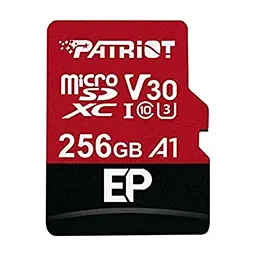 Карта памяти Patriot 256GB microSDXC class 10 UHS-I/U3 EP A1 (PEF256GEP31MCX)