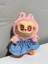 Дитяча м'яка іграшка-брелок The Monsters Labubu Labubu15 в асортименті - мініатюра 4