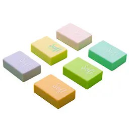 Гумка Buromax прямокутна PASTEL 29х19.6х10 мм (BM.1128)