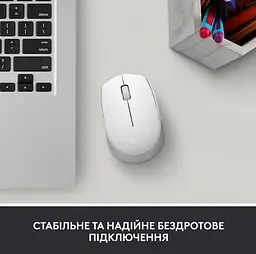Миша комп'ютерна Logitech M171 Wireless Mouse, White (910-006867) (6857590) - мініатюра 5