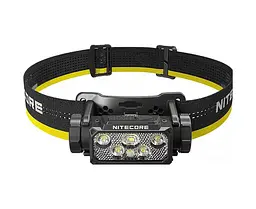 Ліхтар налобний Nitecore HC60 UHE 5 x NiteLab UHE LED 1600 люмен 10 режимів 1x18650 USB Type-C (1088-6-1211_uhe) - мініатюра 3