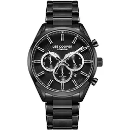 Наручний годинник чоловічий Lee Cooper London Black Чорний (3448)
