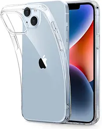 Чохол Silicone Case WS iPhone 14 Прозорий