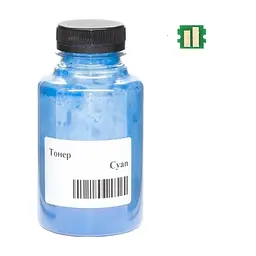 Тонер Kyocera Ecosys PA3500/MA3500, TK-5370 140г 5K Cyan chip АНК (50000478)