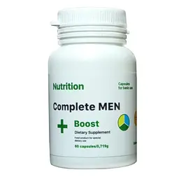 Стимулятор тестостерону EntherMeal Complete Men+ Boost, 60 капсул